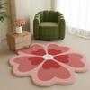 Irregular Flower Carpet Simple Living Room Carpet Home Bedroom Bedside Plush Carpet Cloakroom Soft Non-slip Carpet