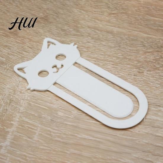 Novelty Cat Bookmark 3D Printed Bookmark, Stable Clamping Book Clip, Not Easy to Non-slip Fall Off Non-Scratch Practical Reading Mark for Accessory