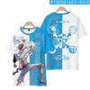 Ett stycke omgivande kläder Luffy Solona Skönhet Kortärmad T-shirt Student Ungdom Anime 3D-tryckta smärtkläder