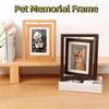 Cadre Commémoratif Durable pour Animal de Compagnie Cadre Photo Double Face pour Animal de Compagnie Cadre DIY pour Animal de Compagnie Cadeau de Sympathie