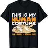 C'est mon costume d'humain je suis vraiment un chat bengal T-Shirt