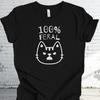 Feral Angry Cat Face T-Shirt: Funny Graphic Tee for Cat Lovers