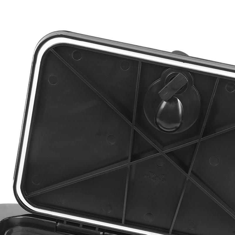 Marine Deck Plate Access Cover Pull Out Inspection Hatch with Latch for Boat Kayak Canoe, 14.96 X 11.02 Inch / 380 X 280mm -Blac