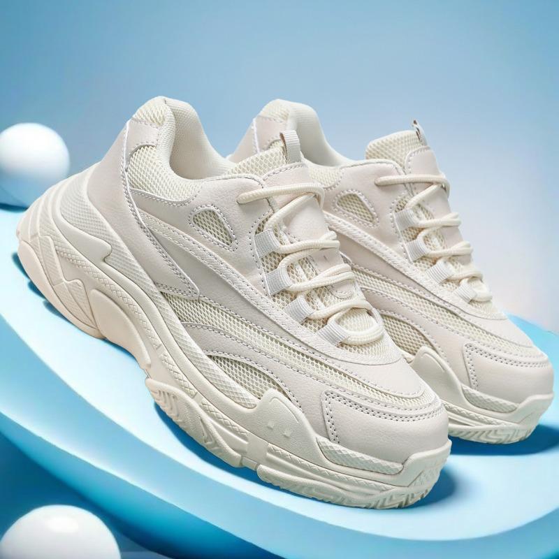 Outdoor Women White Tennis Sneakers Autumn New Breathable Platform Women's Running Shoes High Quality Basketball Training Shoes