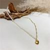 Romantic Love Heart Natural Freshwater Pearl 14K Gold Filled Female Necklace For Women Wedding Gifts No Fade