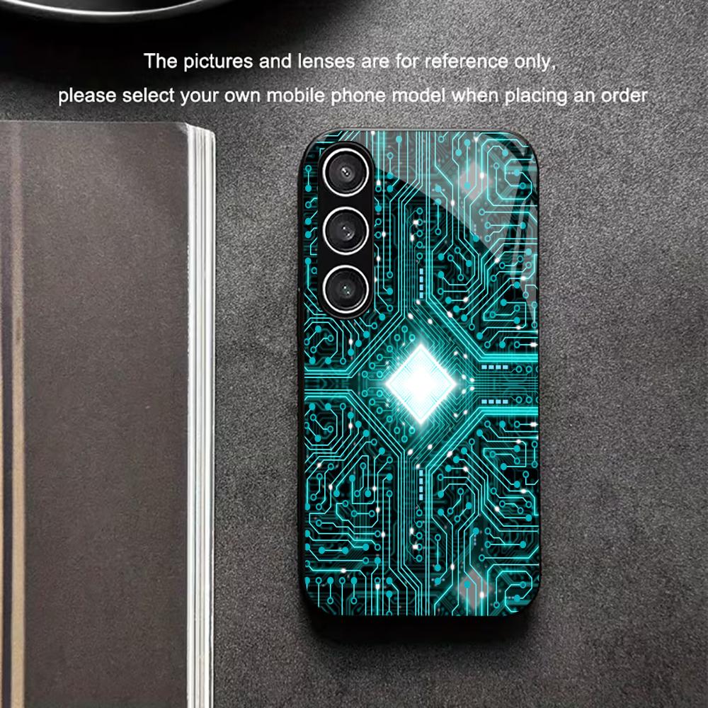 Nádherný luxusný prémiový obal na telefón Sklenený TPU obal na telefón pre Samsung Galaxy S26 S25 S24 S23 S22 S21 FE, Ultra, Plus Odolný voči pádu