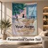 Tapestry Custom Name Text, Wall Hanging Tapestry Home Room DecorKiki's Delivery Service Jiji