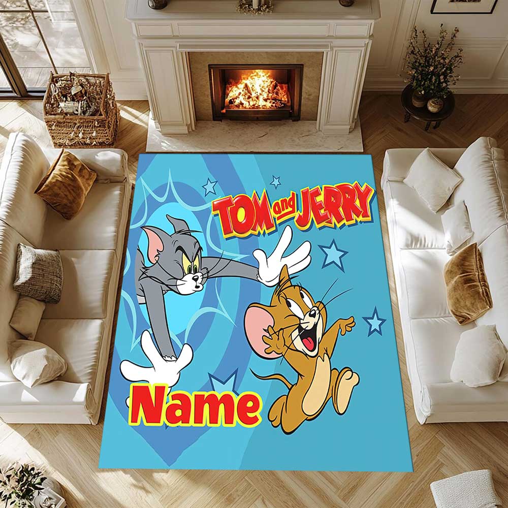Like Warner Bros. Movies (23) Customize Your Name Rug, Office Chair Cushion, Home Bedroom Living Room Gift.