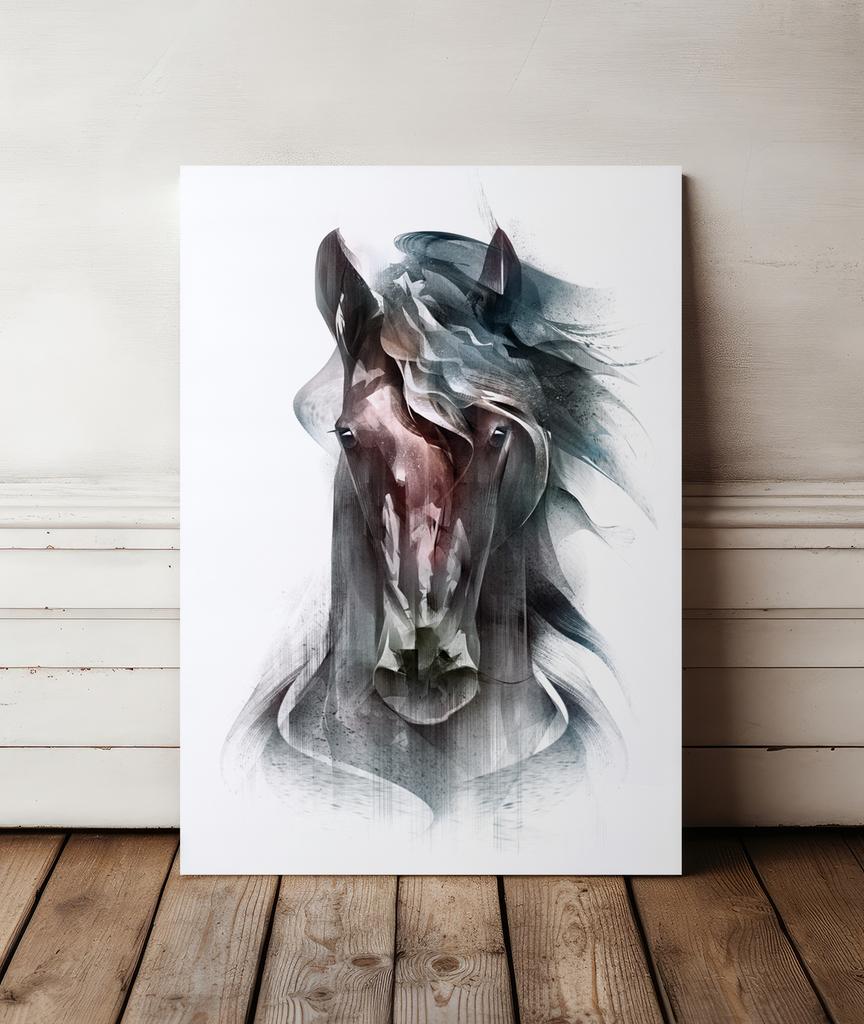 Poster Portrait Horse Brown Horse Picture