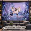 Wall Hanging Tapestry Custom Nameaespa Pattern Personalized Printed Fabric Wall Decor
