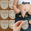 4Pcs Adjustment Waist Expanders Cotton Waistband Extension Patch  DIY Apparel Sewing Tool