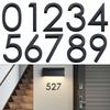 4inch/10cm 3D Black Self-Adhesive For Home Mailbox Hotel Address Numeral Tag 0 To 9 Number Plate Sign Address Door Label