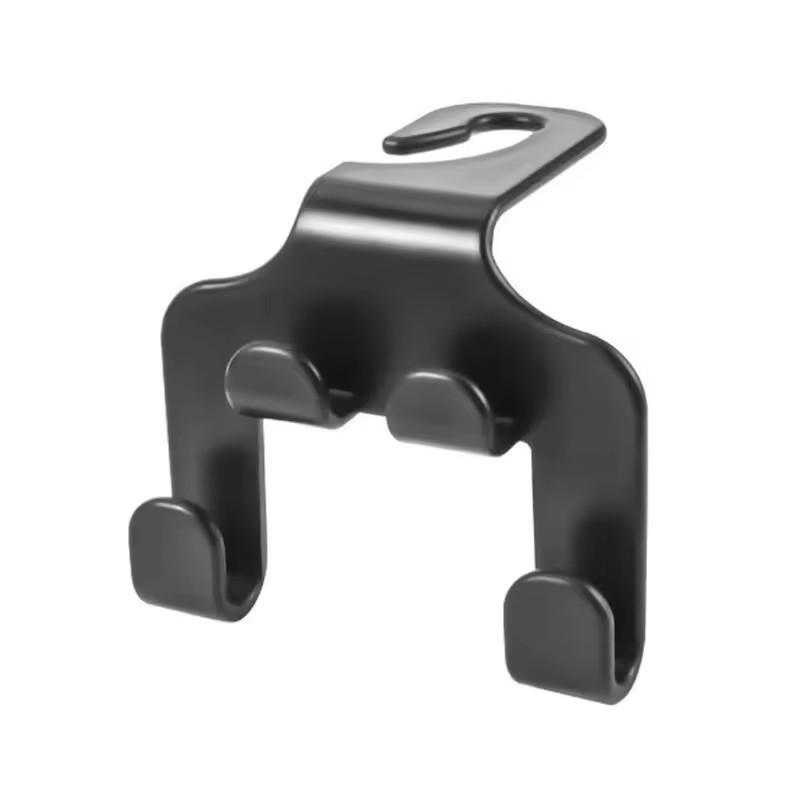 4Pcs Car Headrest Hooks Hanger for Bags Seat Back Organizer Holder Clips Auto Fastener Hooks Car Storage Interior Accessories
