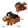 MOC Medieval Military Building Blocks Soldiers Figure Accessories Bonfire Tent Transport Carriage War Horse Weapon Bricks Toy