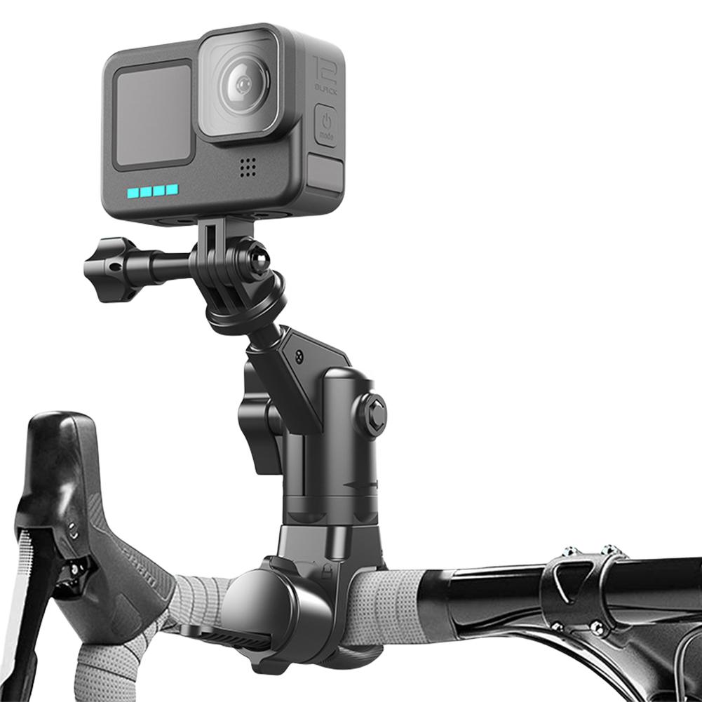 Handlebar Mount Bracket 360 Rotating Motorcycle Bike Camera Holder for Insta360 DJI Action Camera