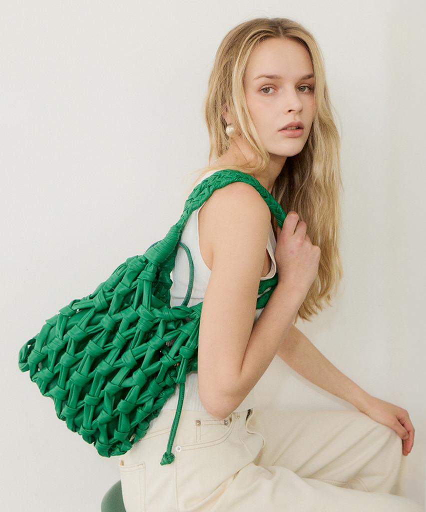 Barneys Newyork 26Ss Camille Dual Net Bag Green