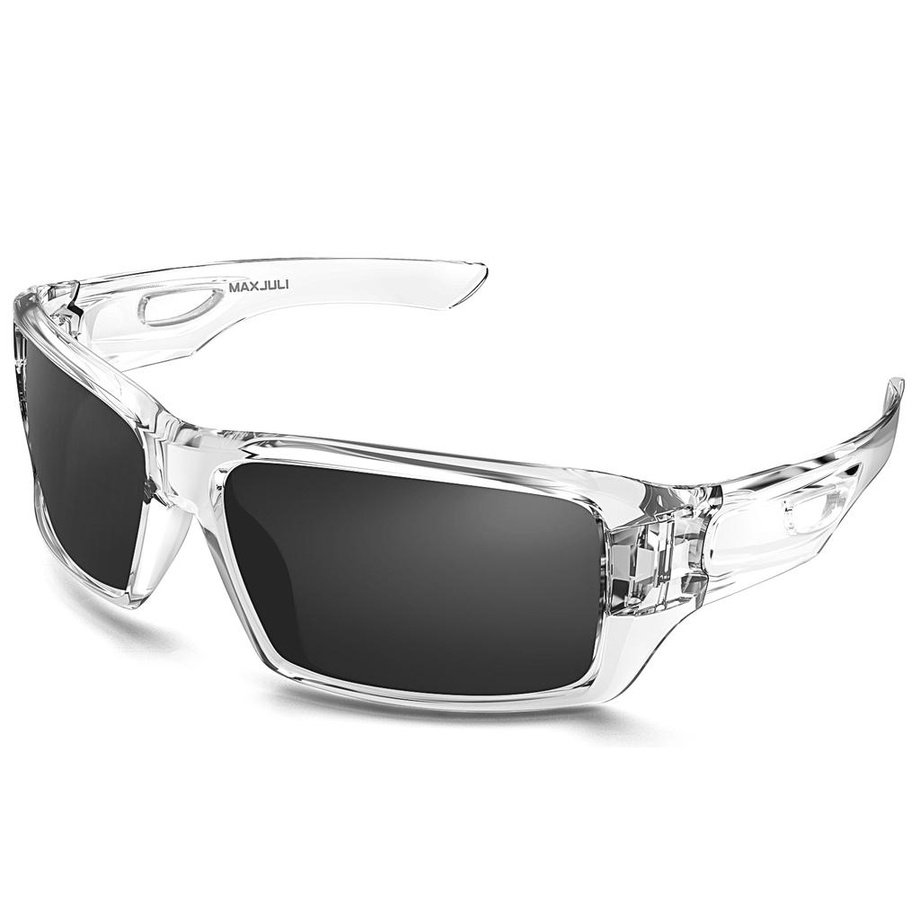MAXJULI Wrap Around Sunglasses for Men Women UV400 Protection Sport Sun Glasses Fishing Driving 8232