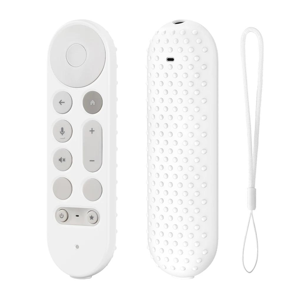 Silikon Fernbedienungshülle Rutschfest Schutzhülle für Controller Skin TV Fernbedienungshülle Fernbedienungshülle für Google TV Streamer 4K