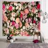 150 x 150 cm Accessoires de studio photo Toile de fond printanière Fleurs Arbre Pétales de fleurs Fond d'écran pour photographie Baby Shower Fille Nourrisson Adulte Portrait Fond d'écran