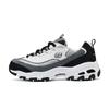 Skechers D'LITES 1.0 Women Low Chunky Sneakers White Black 150242-WBGY