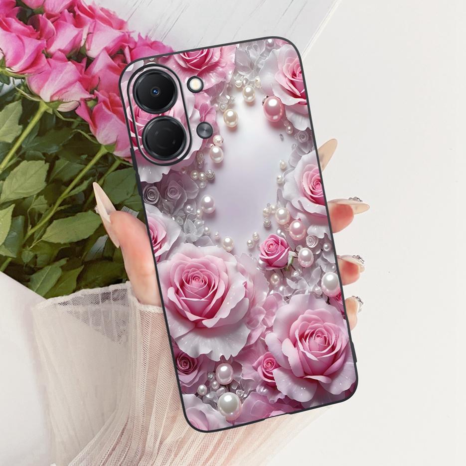 Pour Tecno Spark Go 3 Coque KN3 Housse Peinte Papillon de Luxe Coque de Téléphone Souple en TPU Pour Tecno Spark Go 3 SparkGo3 Coque Arrière Fundas