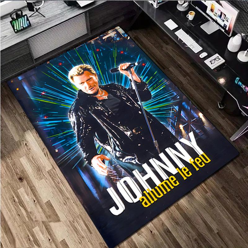 1 Stück Johnny Teppich - Heimteppich Büro Dekorativer Teppich Für Wohnzimmer Schlafzimmer Fußmatte Bodenteppich Computerstuhl Bereichsteppich