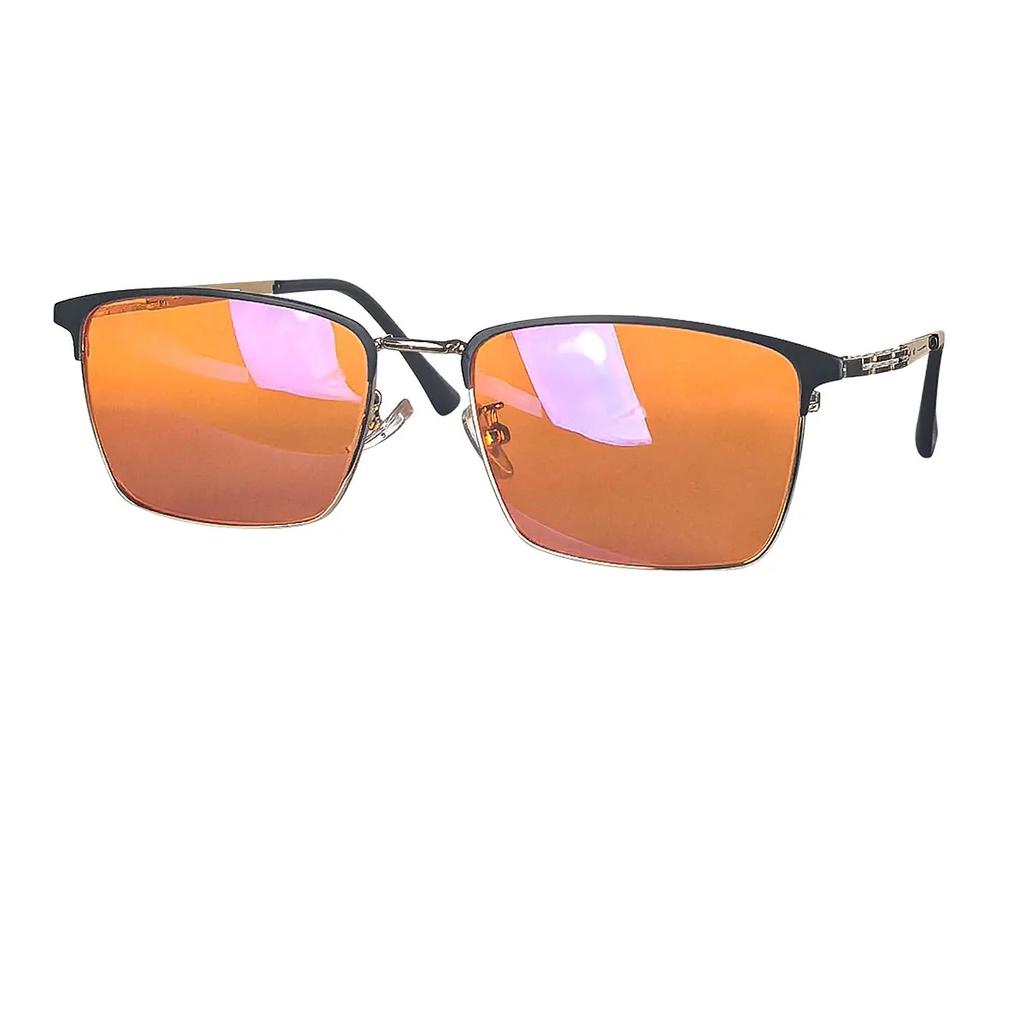 Yellow Lens Driving Glasses Red Lens for Sleep Better Blue Light Blocking Orange Lens Computer Glasses