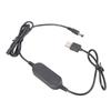 12V 12W Boost Converters Cable USB To 5.5x2.1mm Plug Featuring Power Switches Plastic Texture Suitable for Electronics