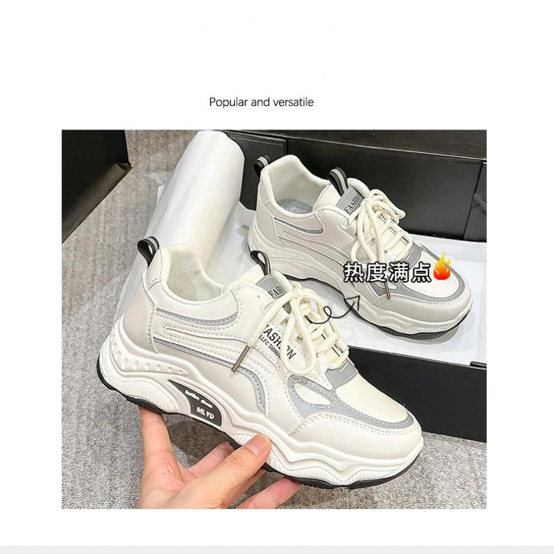 Baskets tendance pour femmes, chaussures de sport d'automne, nouvelles chaussures de marche respirantes en maille, baskets pour femmes