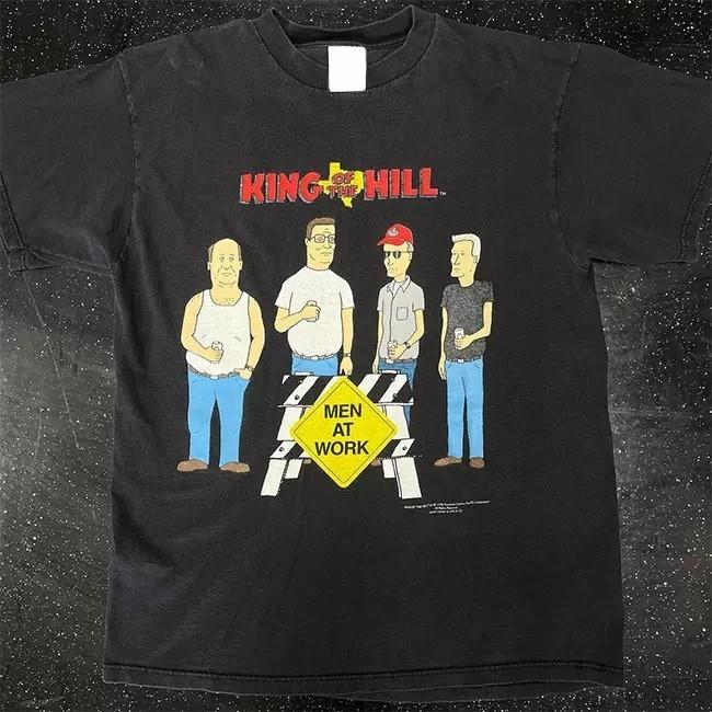 King of the Hill Men At Work Cartoon Unisex T-shirt S-5XL Unisex T-Shirt