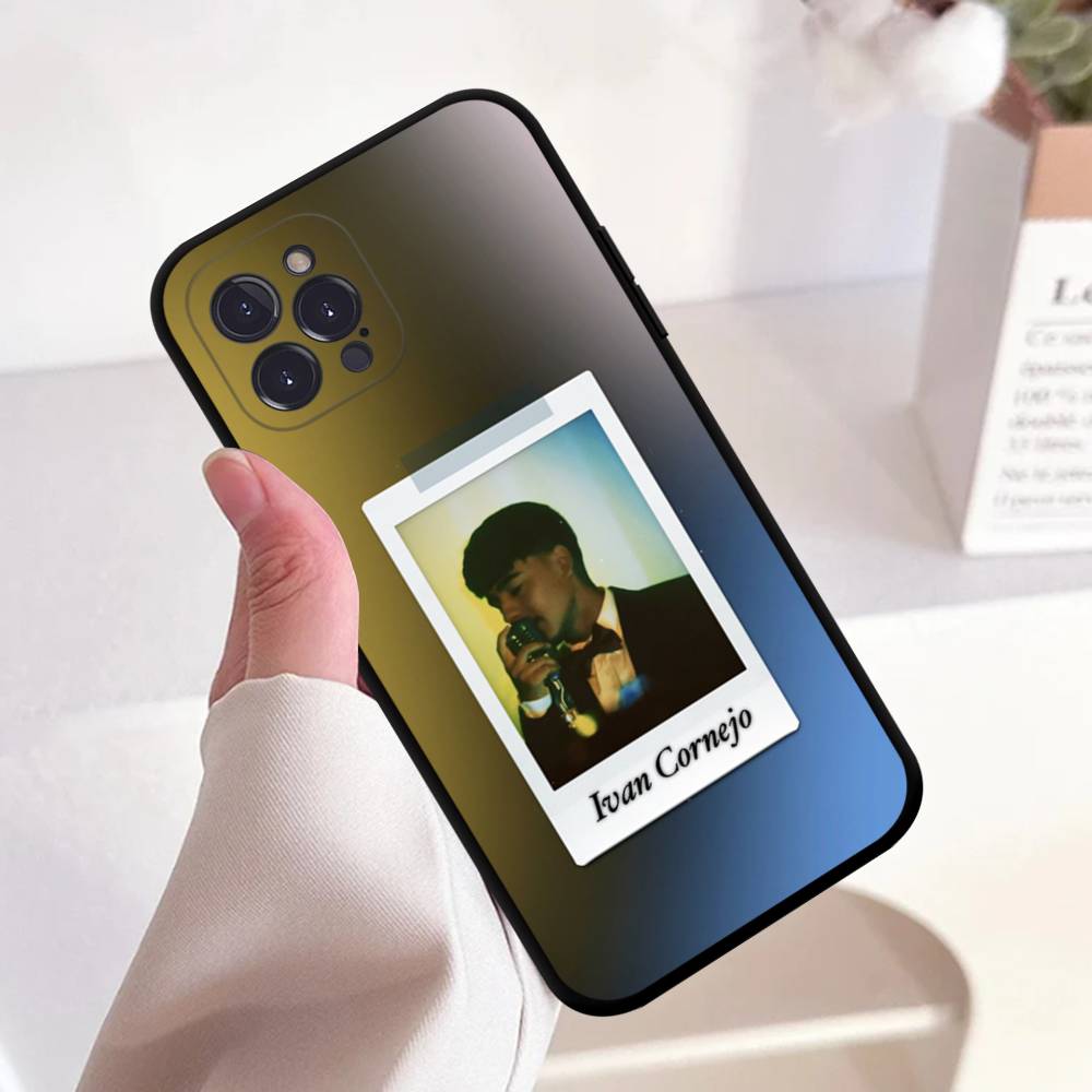 I-Ivan Cornejo Rapper Black Matte Phone Case For Iphone 17 Air 16 15 14 13 12 11 Pro Max Plus Back Cover TPU Soft Case