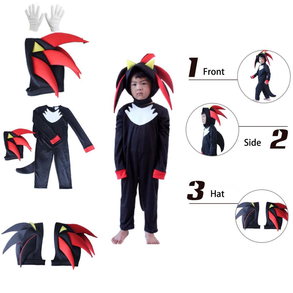 Unisex Sonic Costume For Cosplay Role Play And Photographing