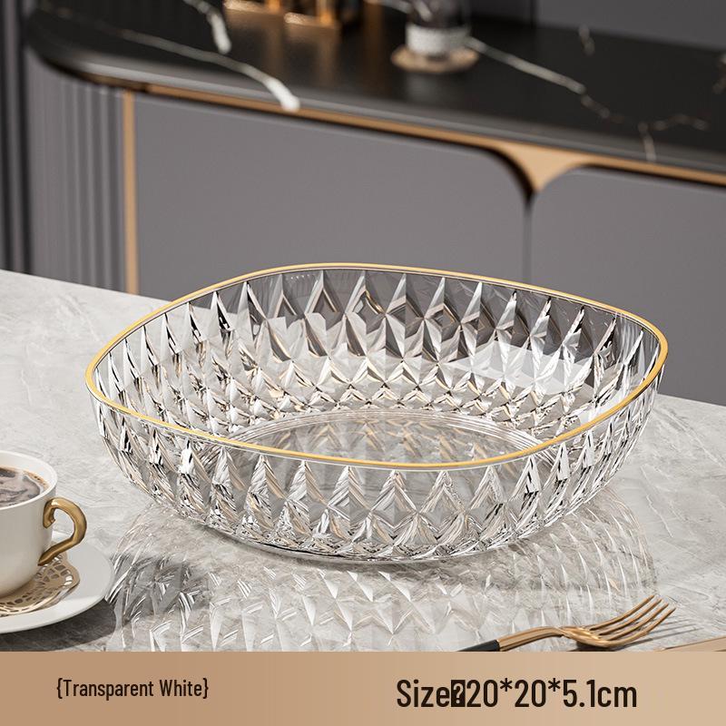 Luxury Fruit and Snack Plate for Living Room or Office Display