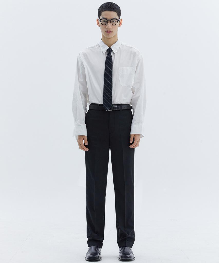 TRIP LE SENS Custom Formal Straight Slacks_Gray