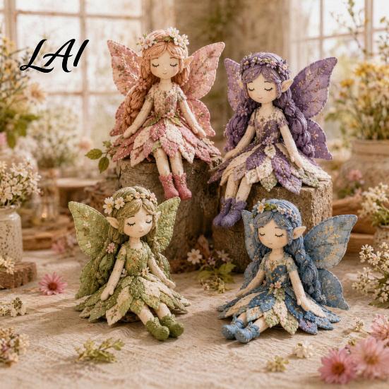 Cottagecore Home Decor Fairy Patchwork DIY Kit Flower Fairies Sewing Make 4
