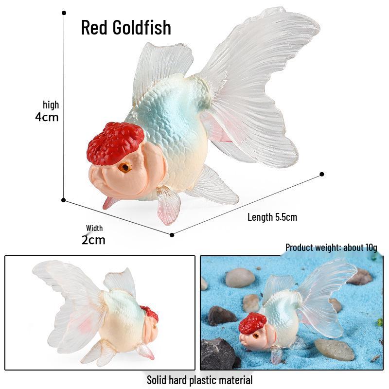 Children's Cognitive Marine Animal Model: Red Seabream & Garfish Toy Ornament