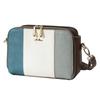 CLELIA Women's Tricolor Mini Shoulder Bag, Riberte Series [CL-22807] (Blue Mist) for Accessories and Cosmetics