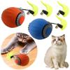 Jouet interactif pour chat, balle roulante automatique rechargeable par USB, balle rotative automatique, jouet anti-dépression pour animaux de compagnie pour chats d'intérieur