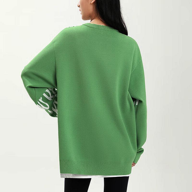 Anta Life Collection Knitwear Unisex Fortune Green/Papyrus White 172348703S-3