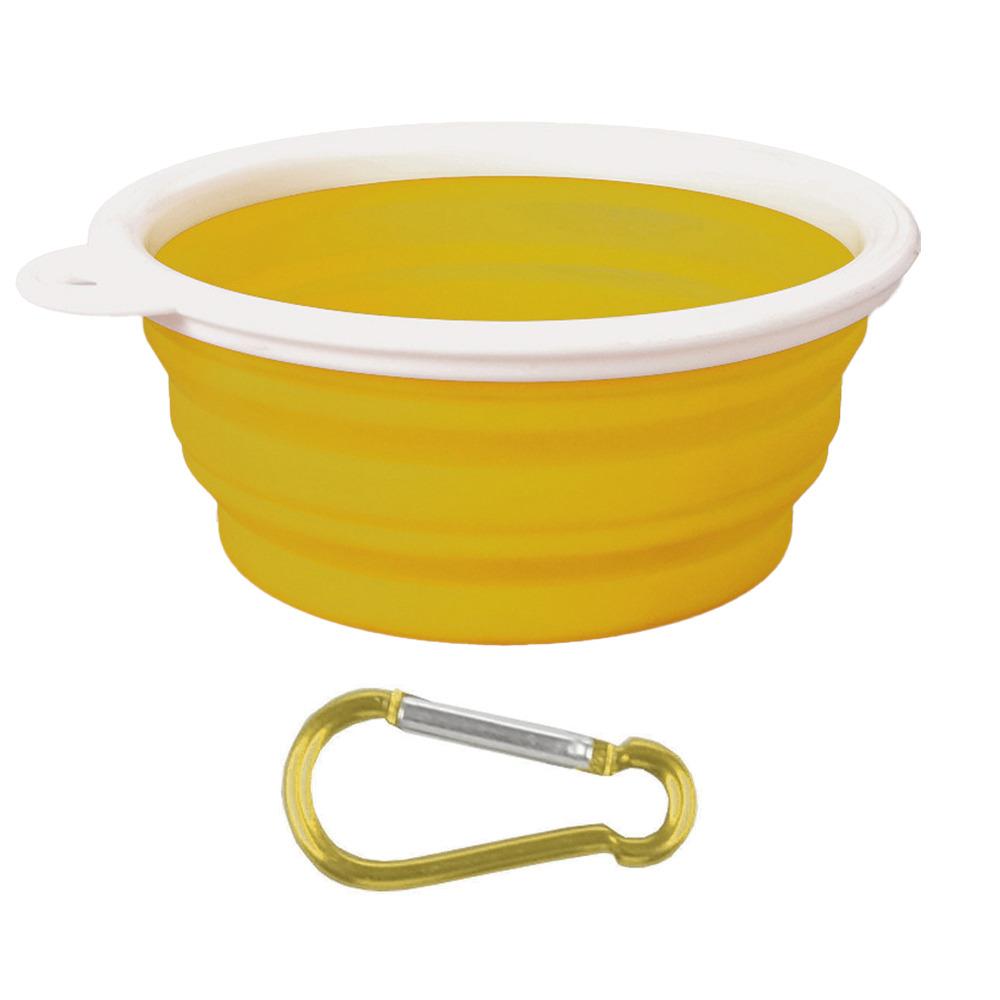 Dog Bowl Portable Folding Pet Bowl Collapsible Silicone Water Bowl For Dog Outdoor Travel Puppy Feeder Dish Food Container Decor