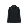 Training Series Solid Color Zipper Stand Collar Fleece Warm Jacket Men Jacket Basic-Black 152347724-3