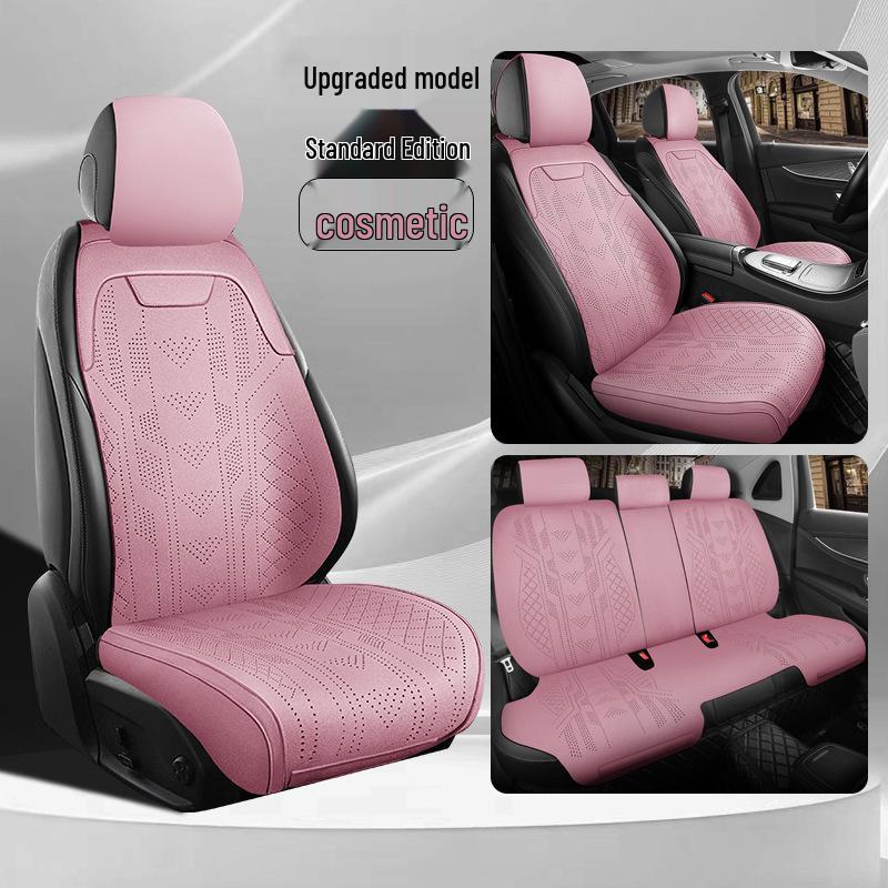 4th Gen Geely Emgrand Premium Suede Seat Covers - All Seasons Manual Xingyao Longteng Edition