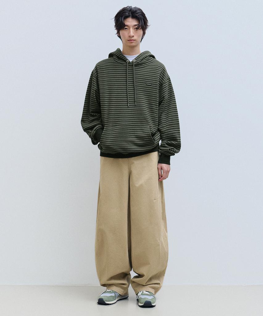 FILLUMINATE Balloon Wide Cotton Pants - Black