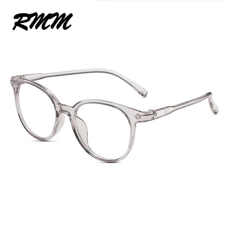 New Transparent Arrow PC Plain Glasses Vintage Round Frame Eyeglass Spectacles for Men Women