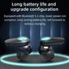 New Wireless Bluetooth Headset HD Mirror Digital Display with Handle In-ear Sports Ears