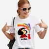 Kawaii Funny Mafalda Graphic Print T-shirt Women Harajuku Aesthetic Clothes White Tops Tshirt 2025 Fashion Casual Female T Shirt