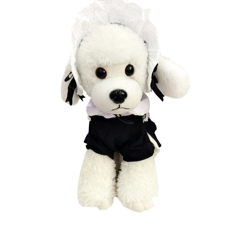 Dog Dress, Summer Cat Princess Dress, Black Anime Maid, Small Dog Teddy Pet Clothes