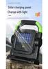 Rechargeable Solar-Powered Long-Range Searchlight: Super Bright, Handheld, Large Capacity, Extended Battery Life for Outdoor Use.