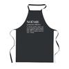 Tablier de cuisine - Noémie - Noir - Impression bretonne - Coton résistant