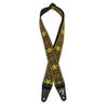 Fender Pasadena Woven Strap, Yellow Wallflower, 2" (Made In Canada)